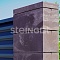 Архитектурный блок 500*200*200 Бурый камень (Stein Brown)