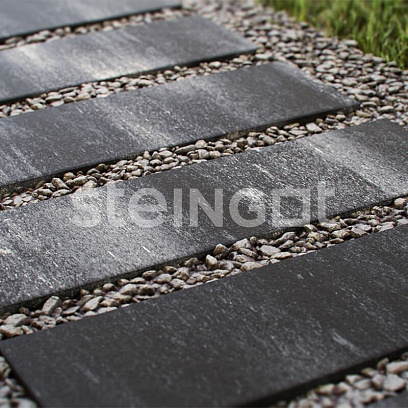 Ступень 1000х300х140 Графитовый камень (Stein Black) купить