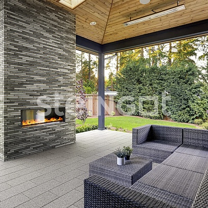 Ригельный кирпич Серебристый камень (Stein Silver) (полный прокрас) 70 мм цена