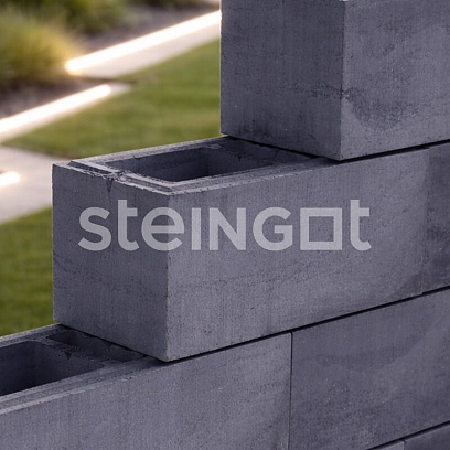 Архитектурный блок 500*200*200 Графитовый камень (Stein Black) купить