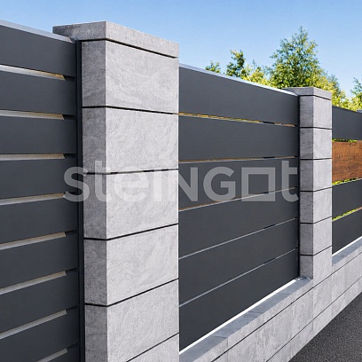 Архитектурный блок 500*200*200 Серебристый камень (Stein Silver) стоимость