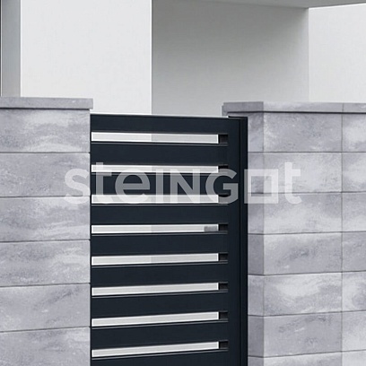 Крышка для блока заборного 500*200*50 Серебристый камень (Stein Silver) цена