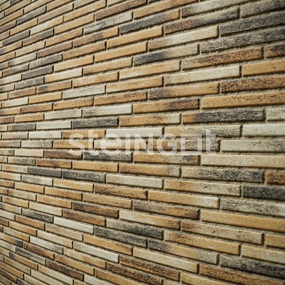 Ригельный кирпич Бронзовый камень (Stein Bronze) (полный прокрас) 70 мм фото