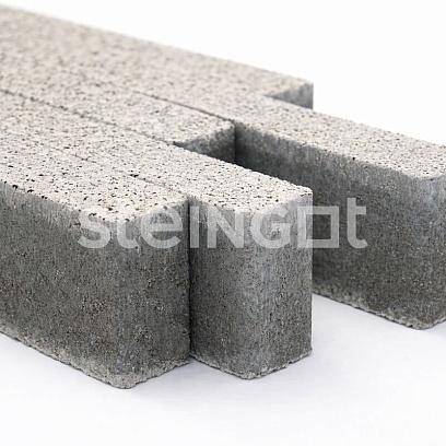 Ригельный кирпич Белый гранит (Bianco Nero) (частичный прокрас) 70 мм москва