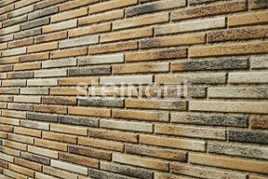 Ригельный кирпич Бронзовый камень (Stein Bronze) (полный прокрас) 70 мм