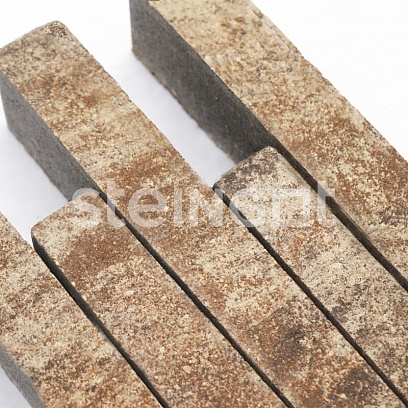 Ригельный кирпич Бурый камень (Stein Brown) (частичный прокрас) 70 мм цена