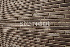 Ригельный кирпич Бурый камень (Stein Brown) (полный прокрас) 70 мм